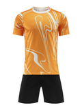 Aero Flow Orange Kids Football Kit