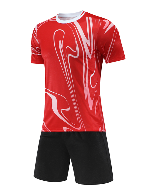 Aero Flow Red Kids Football Kit
