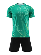 Aero Flow Green Kids Football Kit