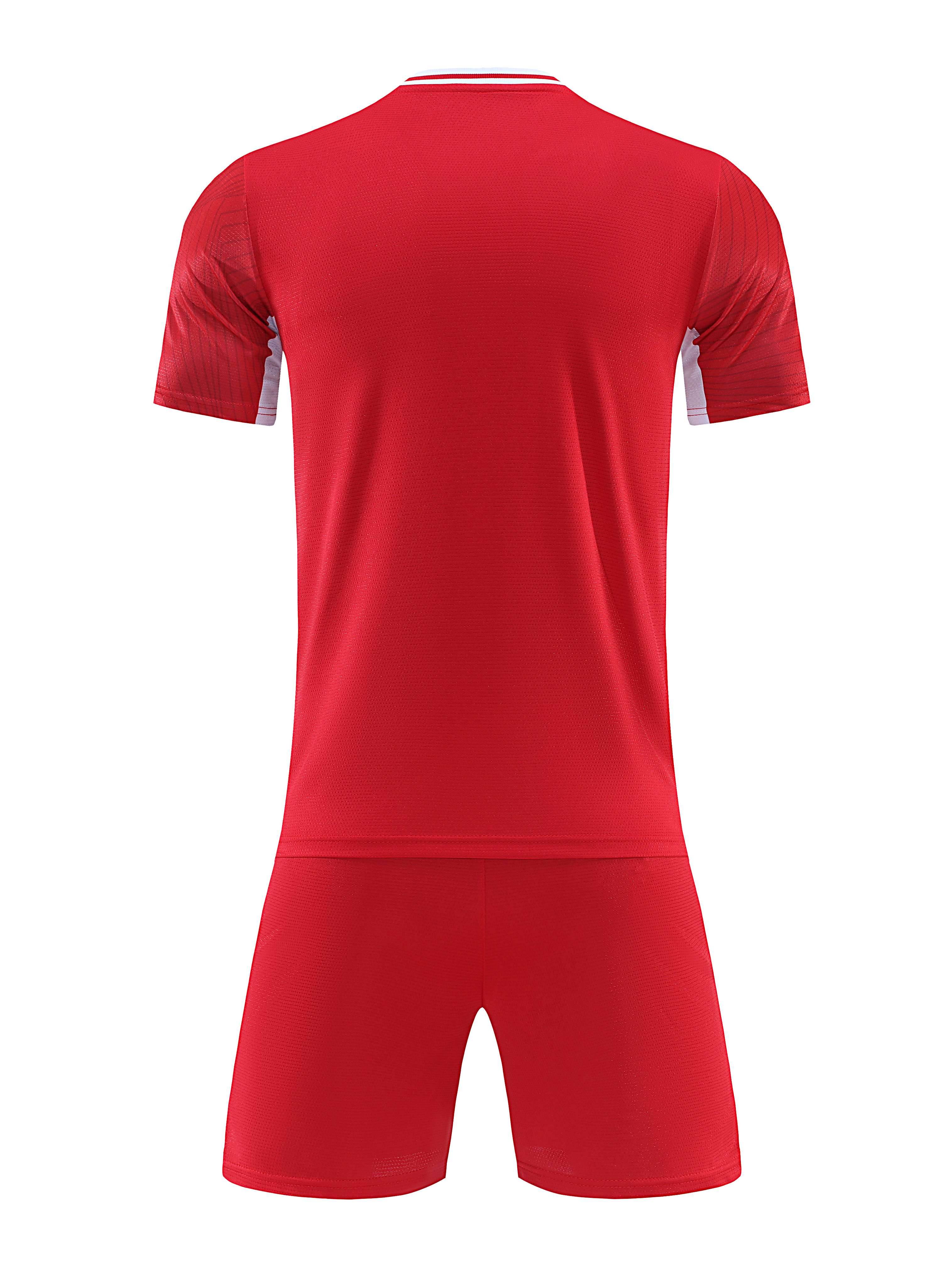 Vector Line Red Kids Football Kit