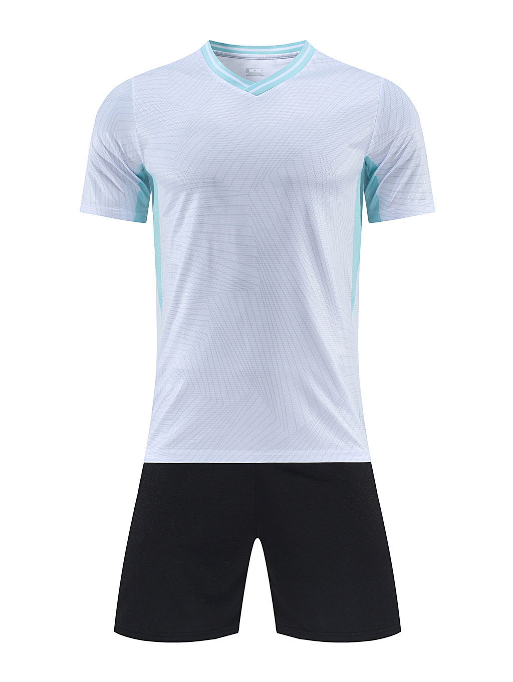 Vector Line White Kids Football Kit