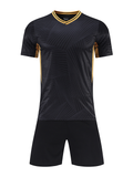 Vector Line Black Kids Football Kit