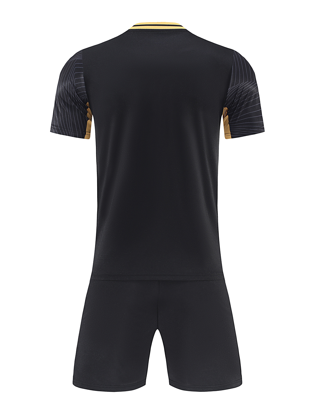 Vector Line Black Kids Football Kit