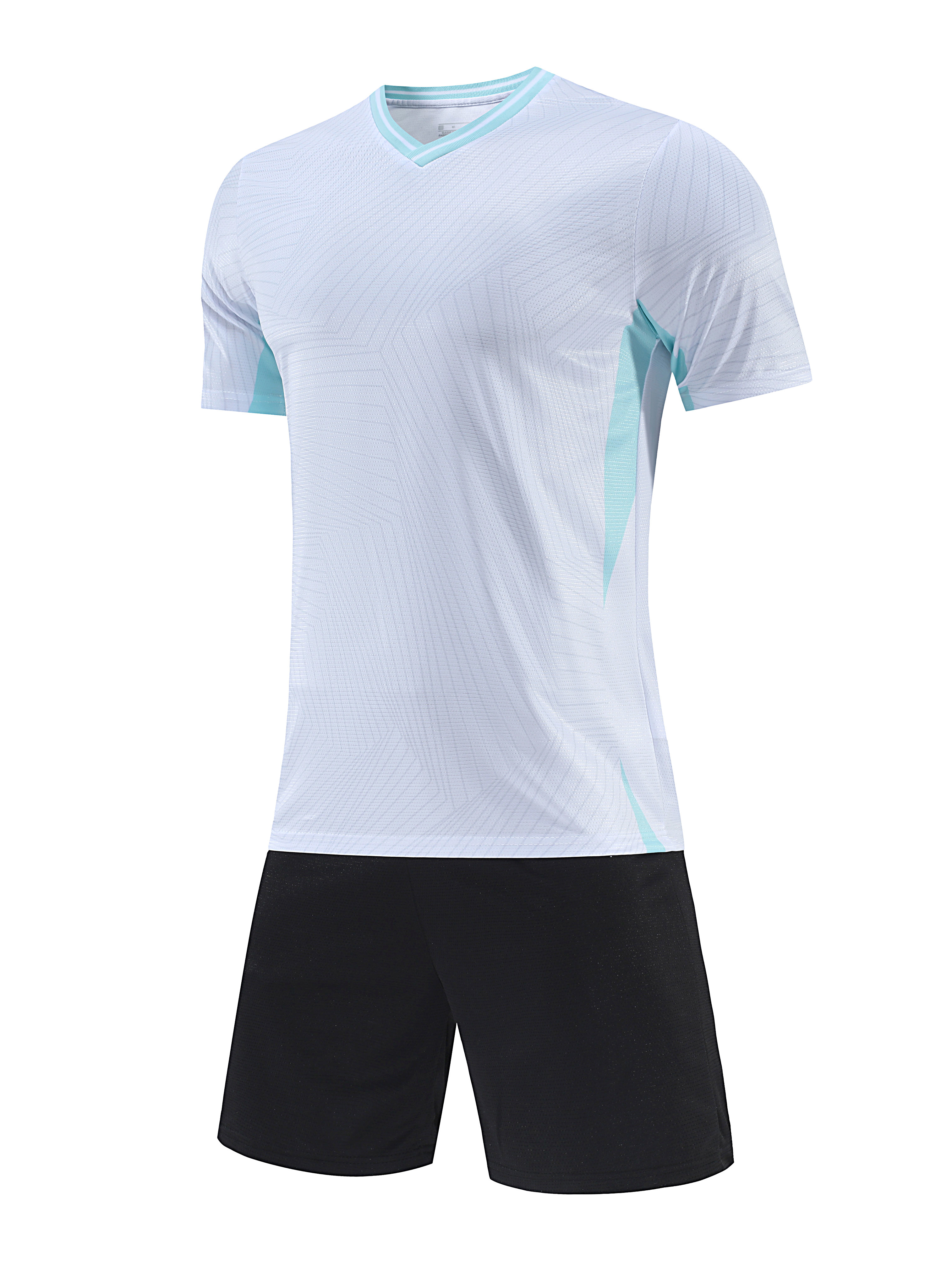 Vector Line White Kids Football Kit