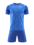 Impact Grid Blue Kids Football Kit