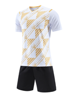 Impact Grid Blue Kids Football Kit