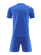 Impact Grid Blue Kids Football Kit