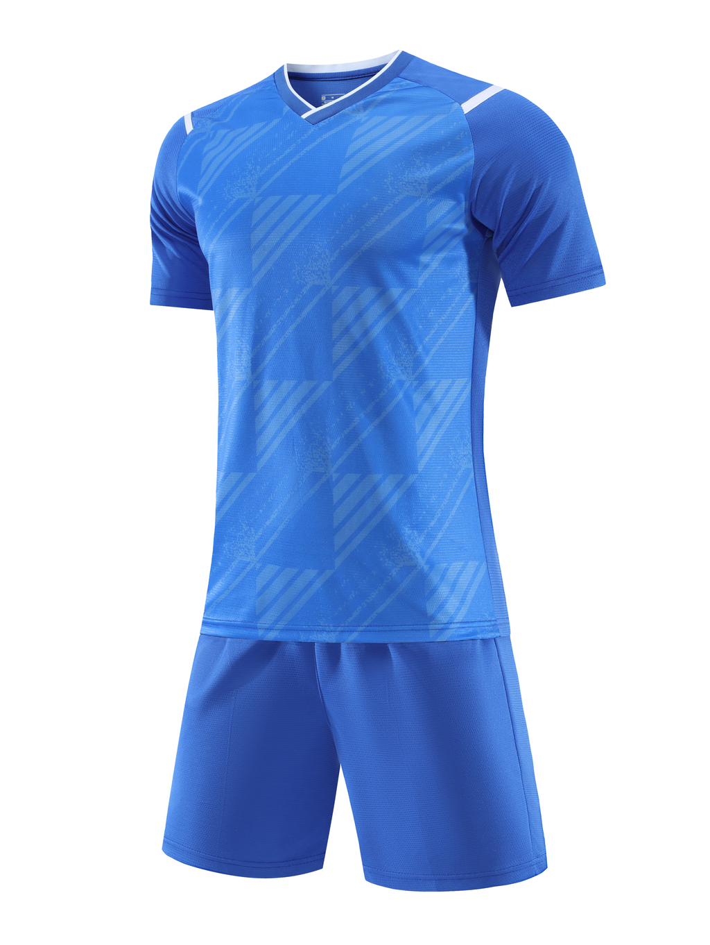 Impact Grid Blue Kids Football Kit