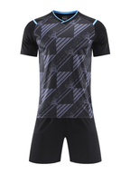 Impact Grid Black Kids Football Kit