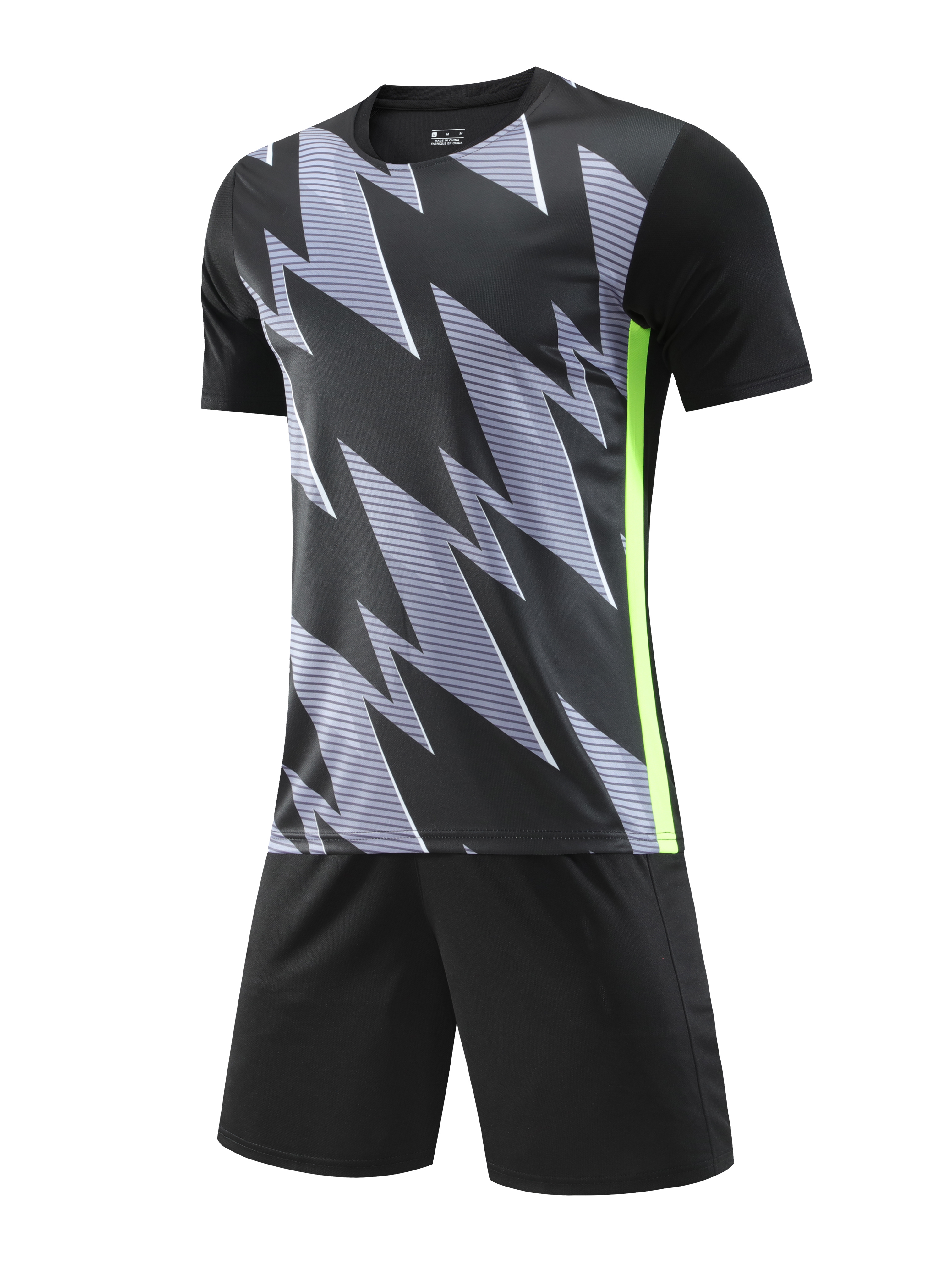 Flash Voltage Black Football Kit