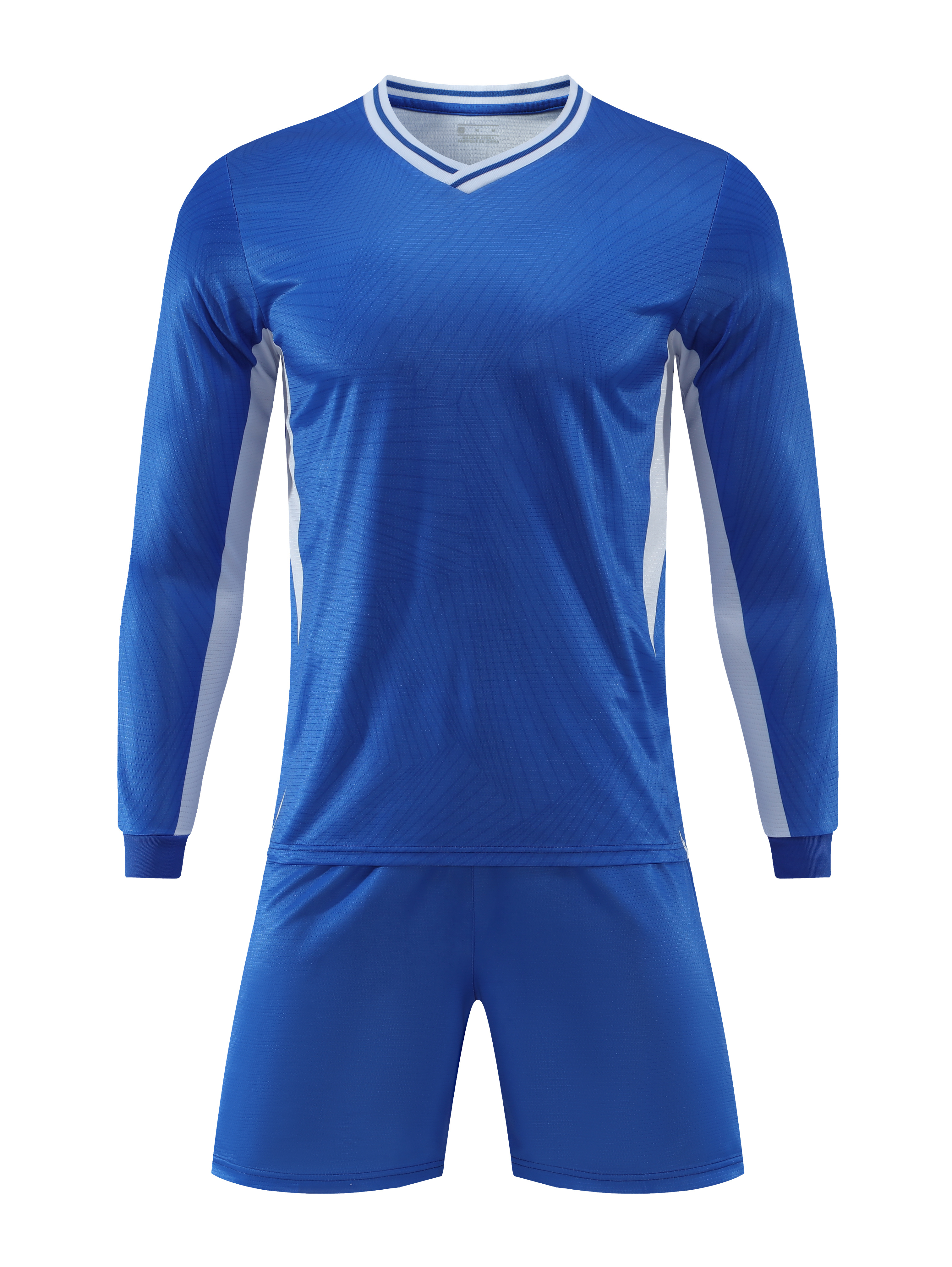 Vector Line Blue Kids Football Kit