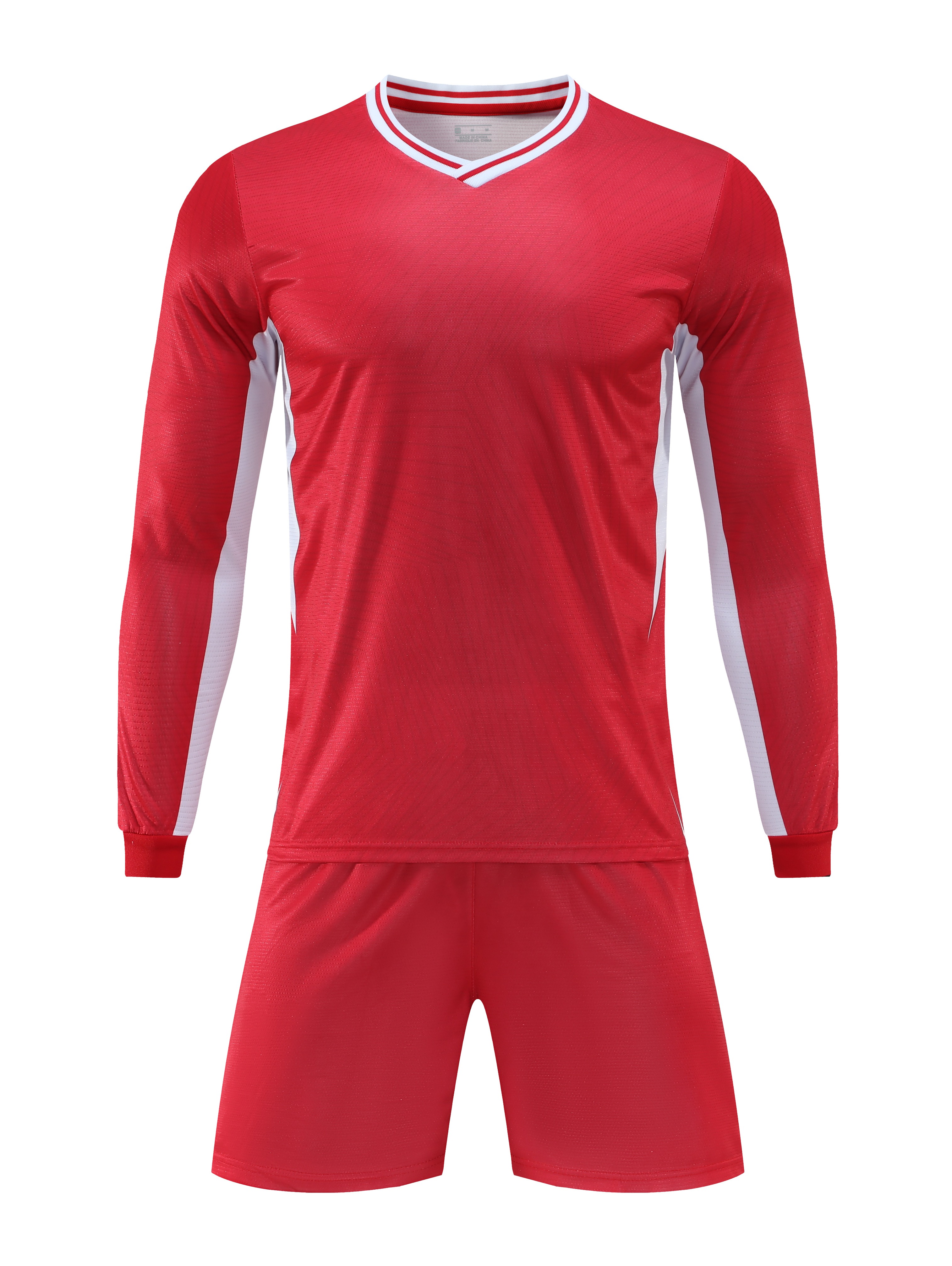 Vector Line Red Kids Football Kit