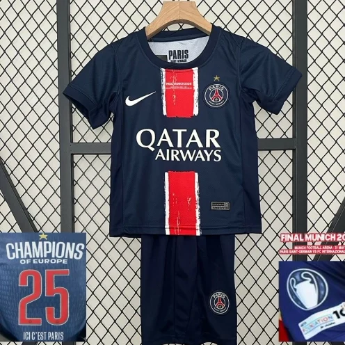 Paris Saint-Germain 24/25 Home Final Match Champion 1 Star Kit