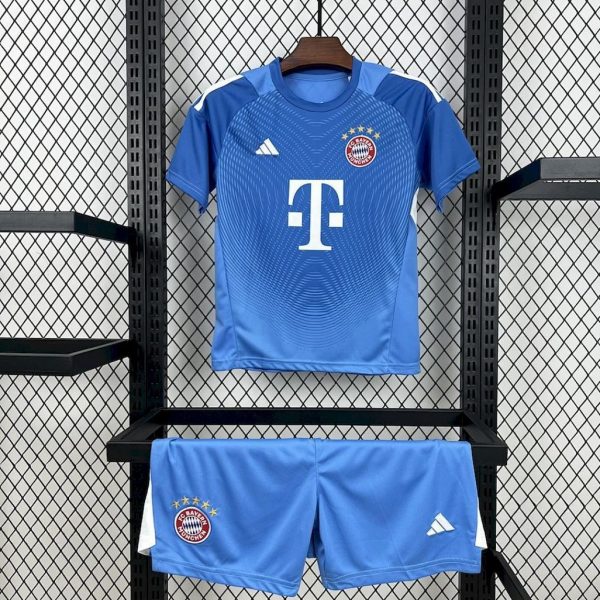 Bayern Munich 25/26 Goalkeeper Blue Kit