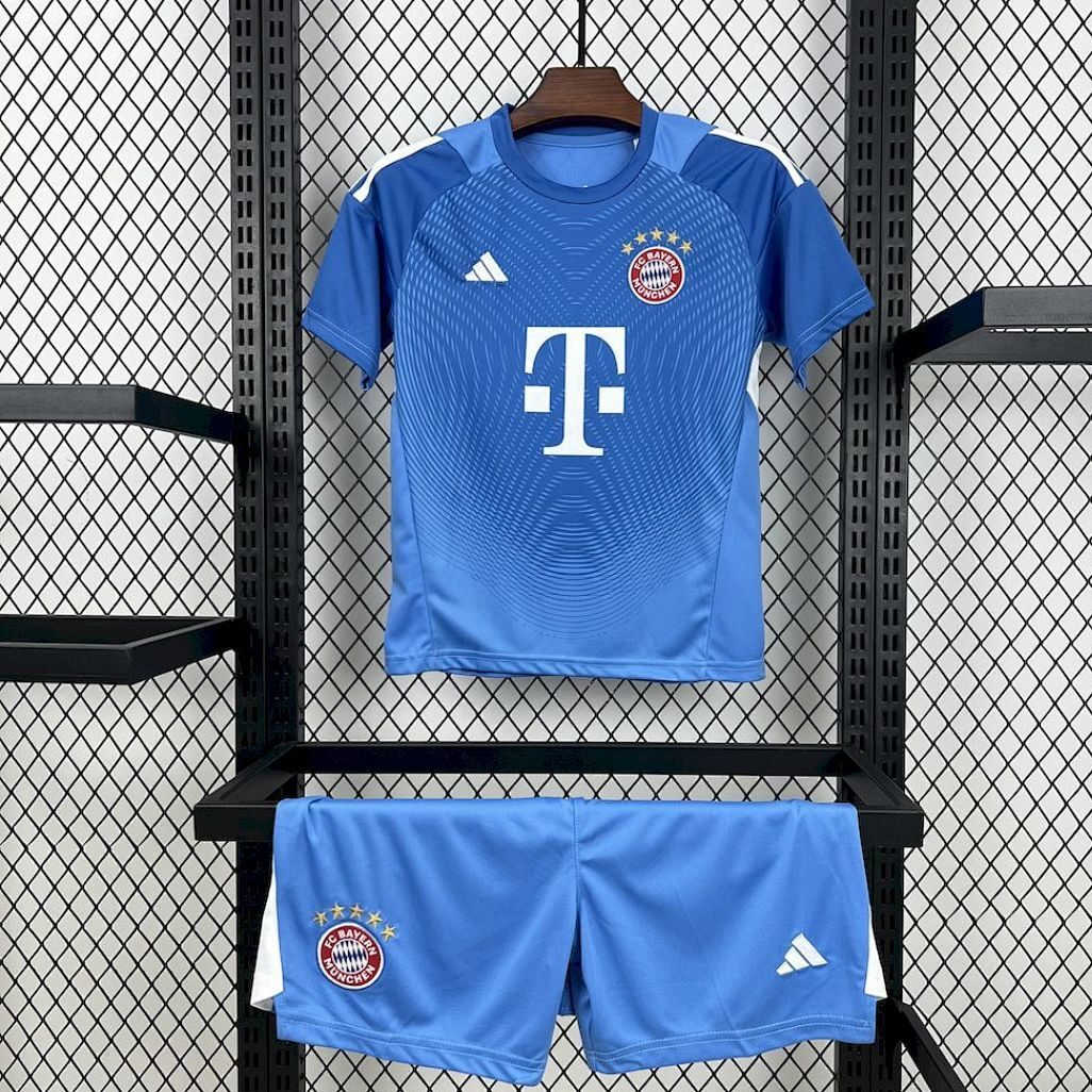 Bayern Munich 25/26 Goalkeeper Blue Kit