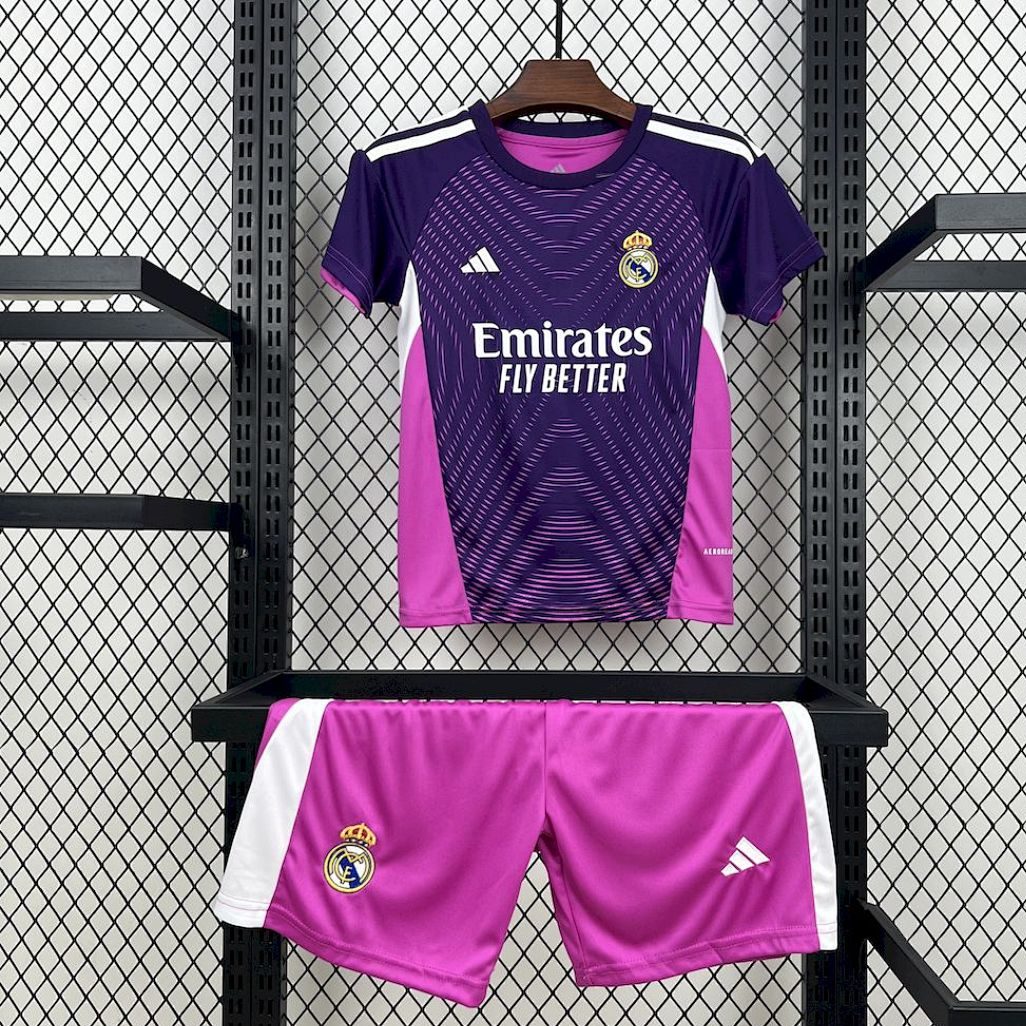 Real Madrid 25/26 Goalkeeper Purple Kit