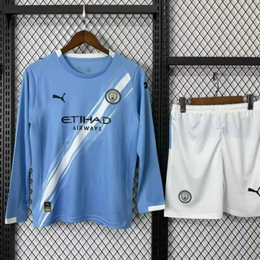 Manchester City 25/26 Home Long Sleeve Kit