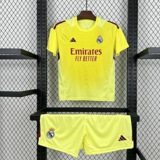 Real Madrid 25/26 Goalkeeper Yellow Kit
