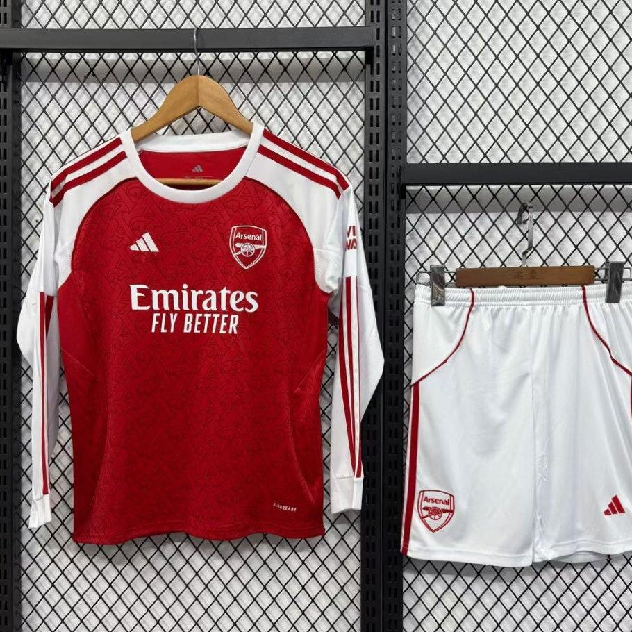 Arsenal 25/26 Home Long Sleeve Kit