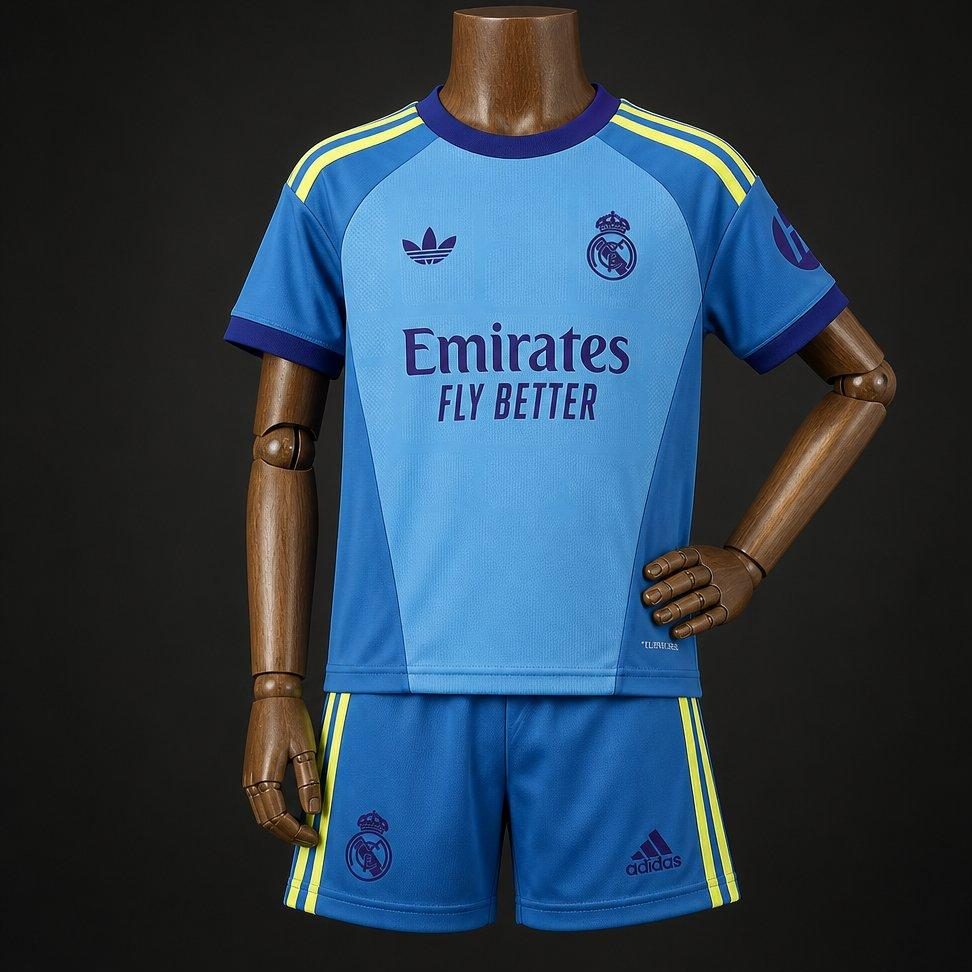 Real Madrid 26/27 Goalkeeper Blue Kit