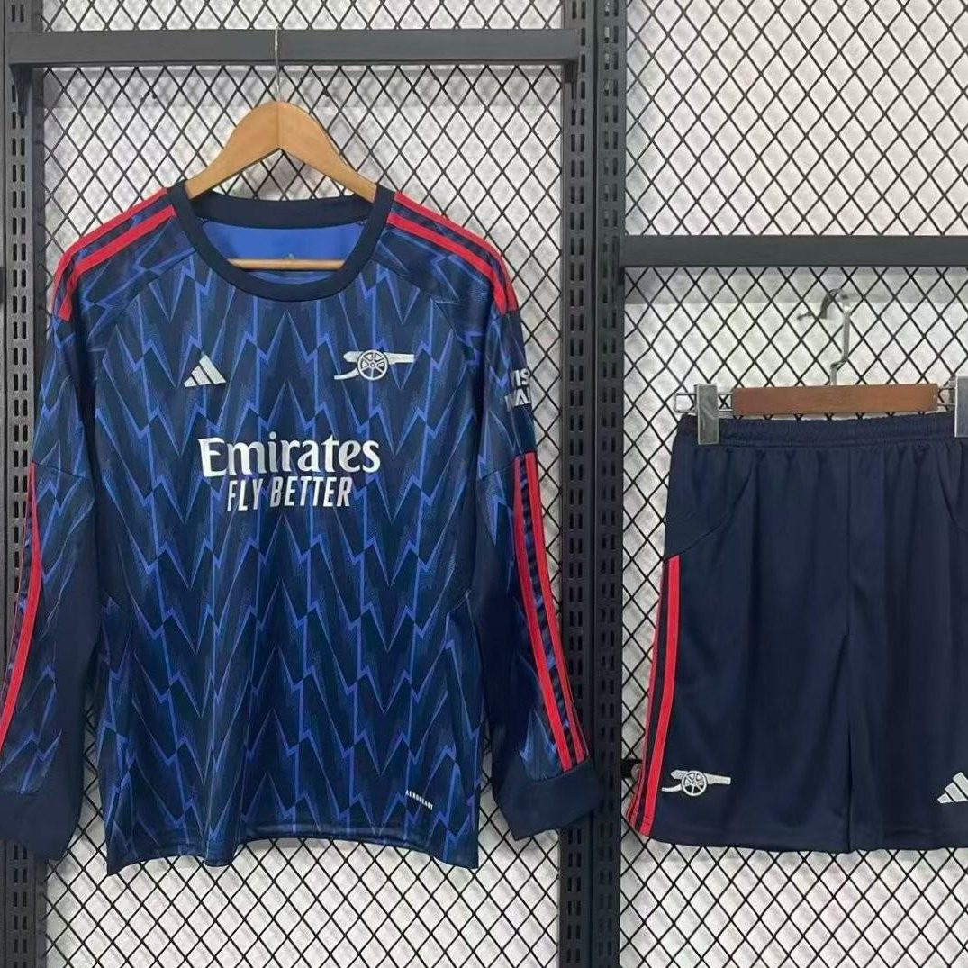 Arsenal 25/26 Blue Away Long Sleeve Kit