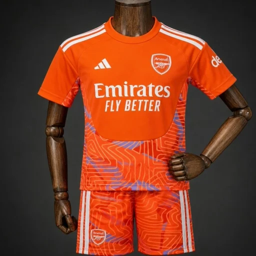 Arsenal 26/27 Goalkeeper Orange Kit