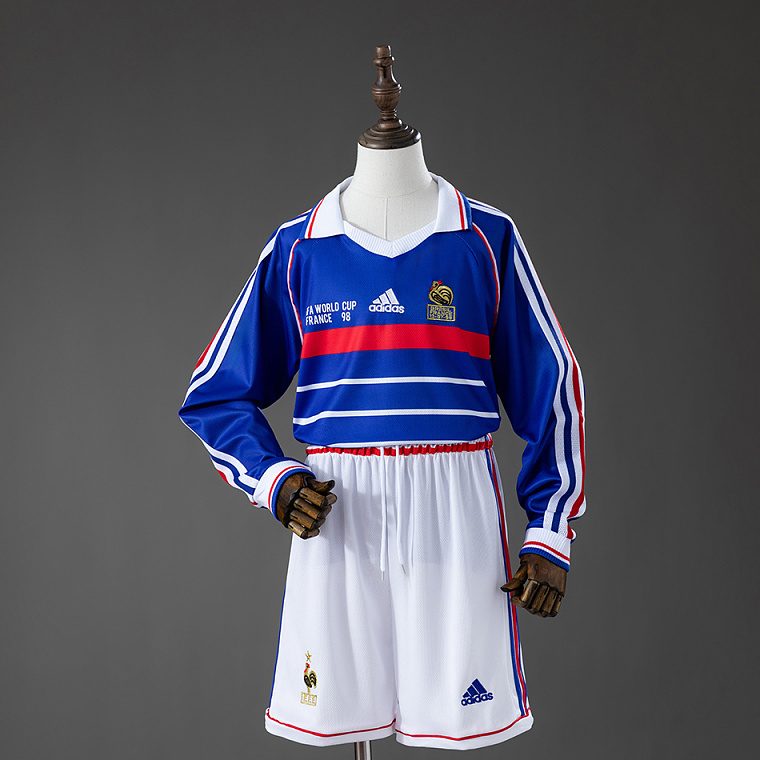 France 98/99 Home Long Sleeve Kit