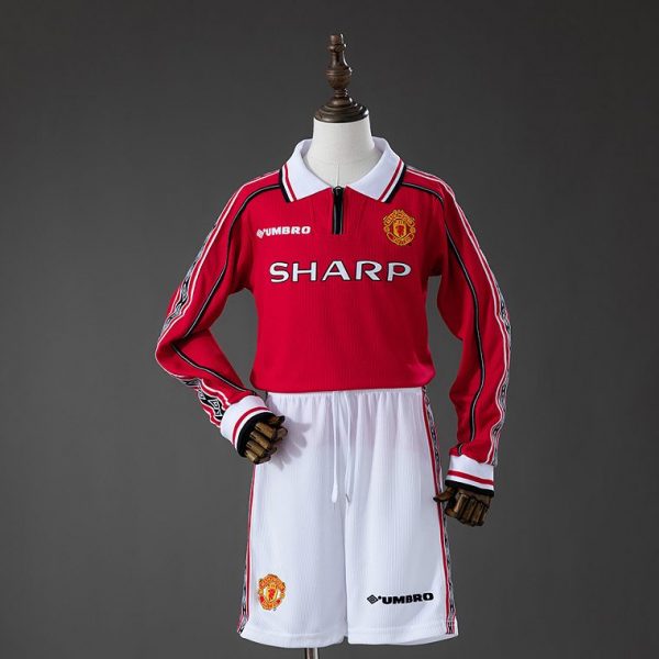 Manchester United 98/99 Home Long Sleeve Kit