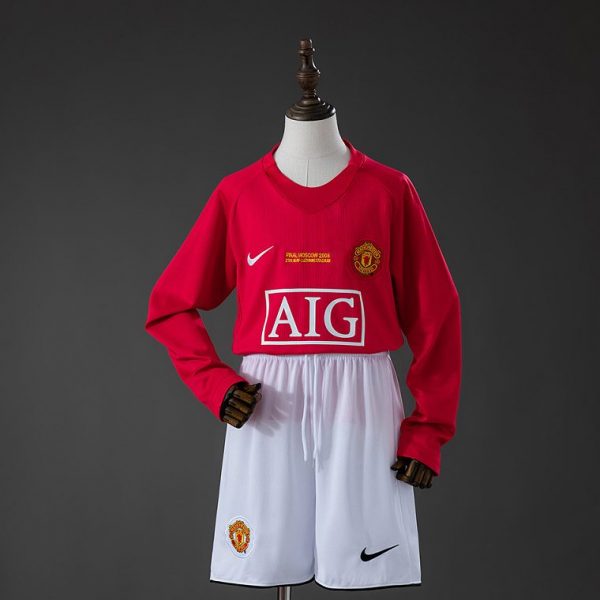 Manchester United 07/08 Home Long Sleeve Kit